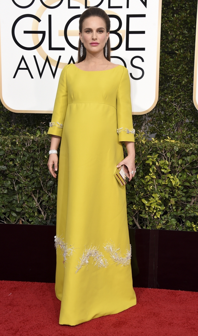El look de embarazada de Natalie Portman para los Globos de Oro El look de embarazada de Natalie Portman para los Globos de Oro