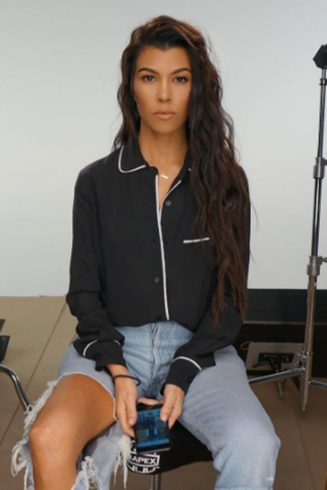 El pelo larguísimo de Kourtney Kardashian