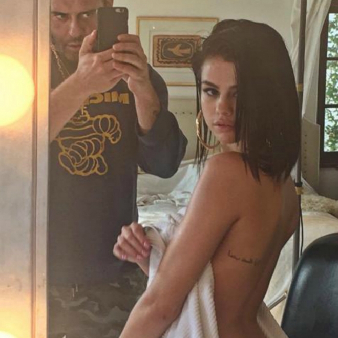 Selena Gomez también desnuda en Instagram