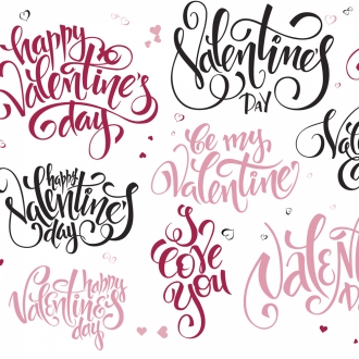 Una tarjeta con mucho amor en San Valentín