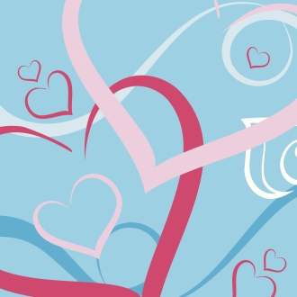 Corazones para las tarjetas de San Valentín