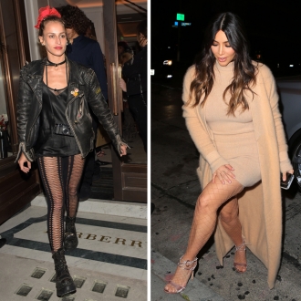 Medias de rejilla: originales