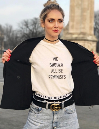 Tendencias Chiara Ferragni: Camiseta feminista