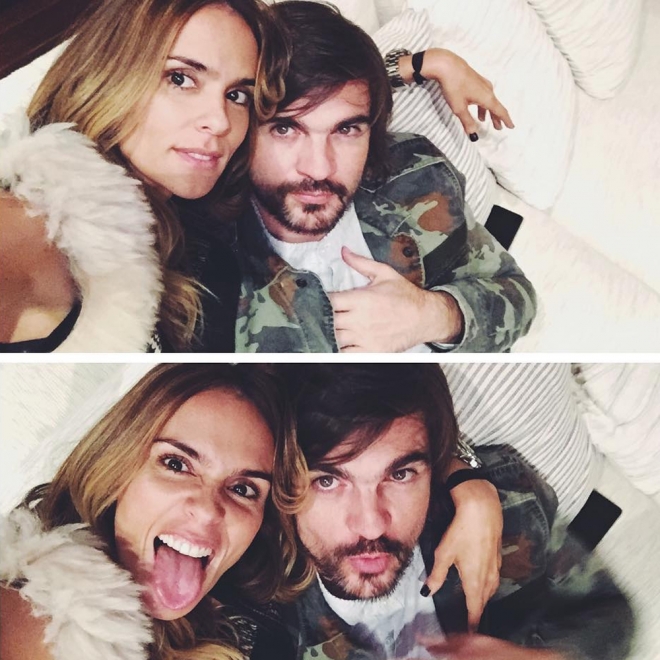 Juanes y Karen Martínez, bella pareja