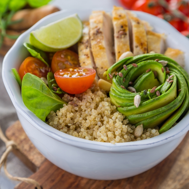 Alimentos con fibra: Quinoa