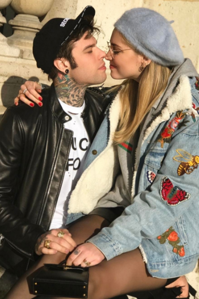 Chiara Ferragni y su novio, la felicidad italiana