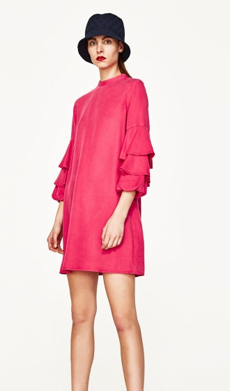 Vestidos de ZARA para invitadas: todo al rosa para triunfar