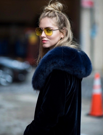 Gafas tintadas: Chiara Ferragni