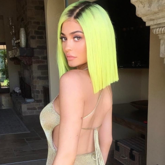 Kylie, color lima para Coachella