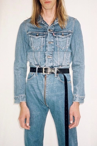 Enormes cremalleras para los jeans