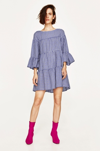 Los cuadros vichy de los vestidos de ZARA