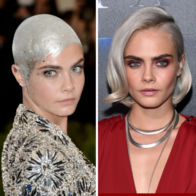 Famosas rapadas: Cara Delevingne