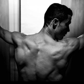 Cristiano Ronaldo, por detrás