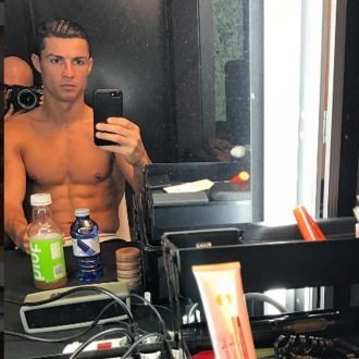 Cristiano Ronaldo, muy coqueto