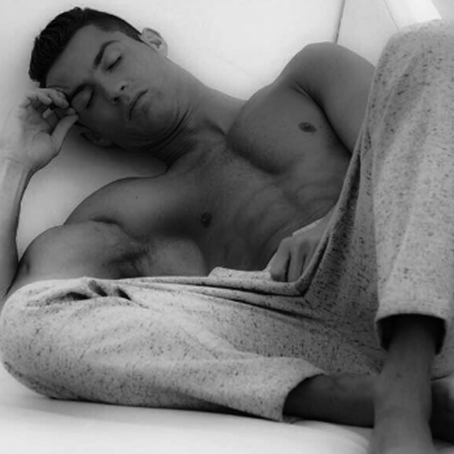 Cristiano Ronaldo, ¡dulces sueños!