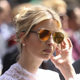 Ivanka Trump, peinado informal