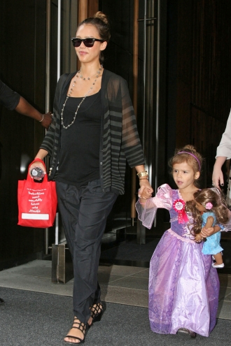 Jessica Alba, comodidad ante todo