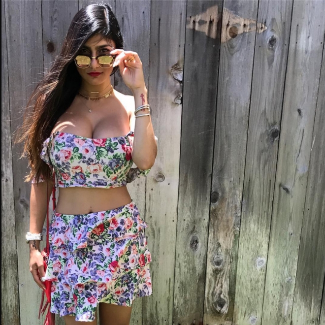 El look más sexy y explosivo de Mia Khalifa
