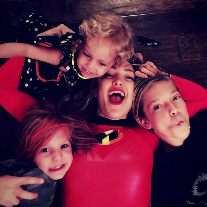 Kate Hudson celebra Halloween con toda la familia