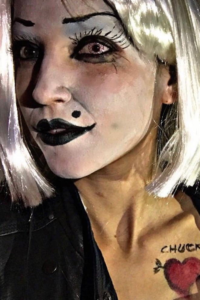 Ana Fernández y su terrorífico maquillaje para Halloween