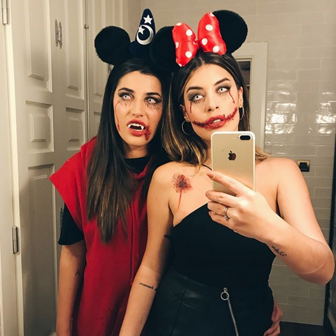 Aida Domenech y Alba Paul se disfrazan juntas para Halloween