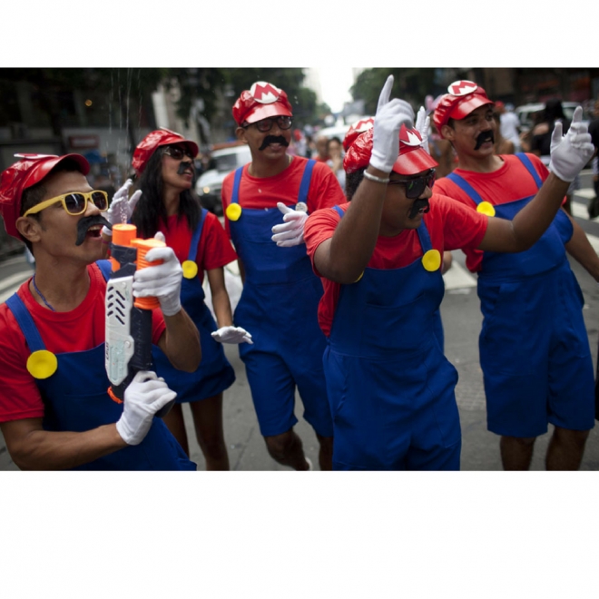 Disfraces de carnaval en grupo: Mario Bros.