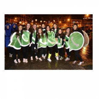 Disfraces de carnaval en grupo: Disfraz de whatsapp