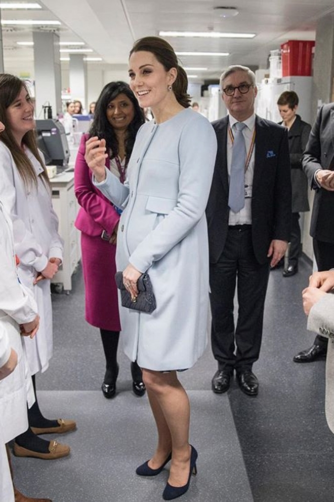 Kate Middleton no pierda la elegancia durante el embarazo