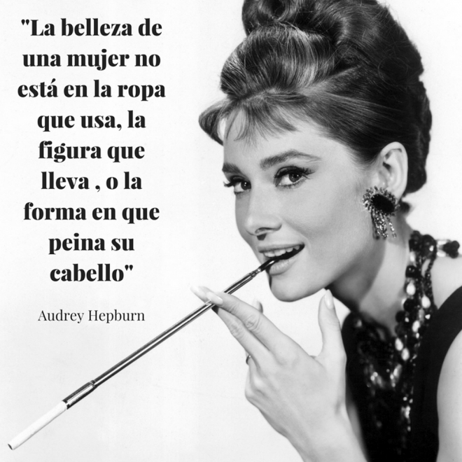 Frase del día de Audrey Hepburn