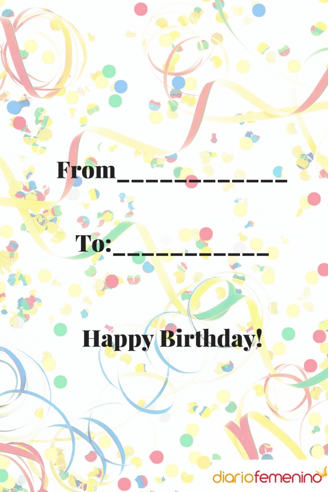 Felicitación e invitación de cumpleaños para Acuario