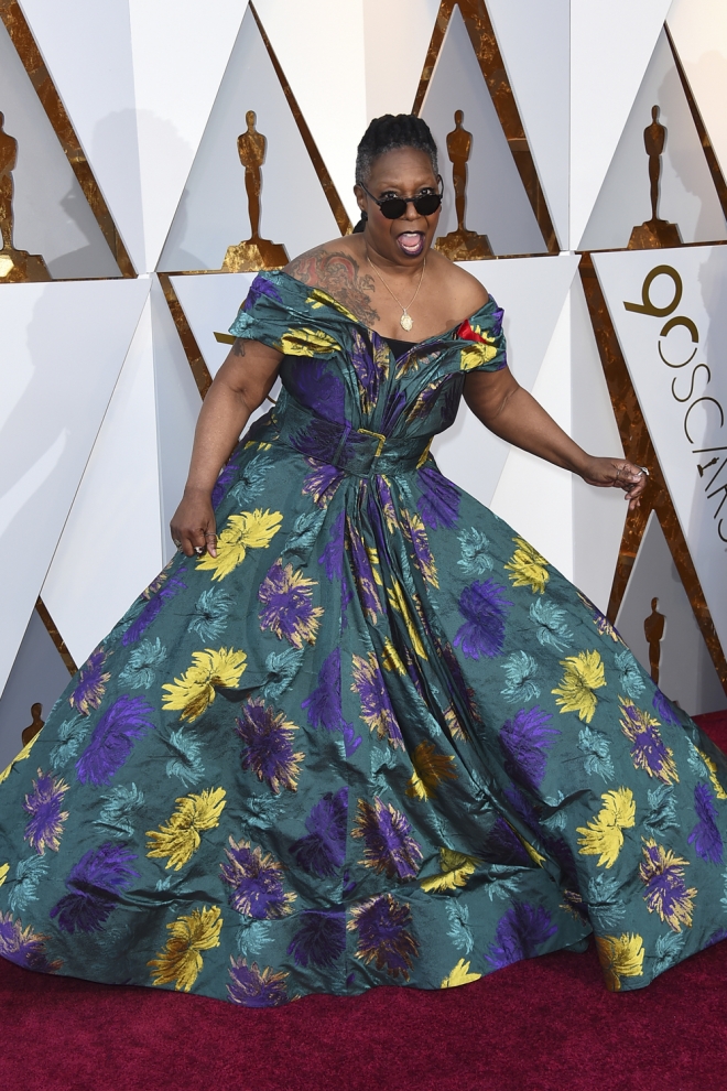 Whoopi Goldberg da la nota en los Oscars 2018