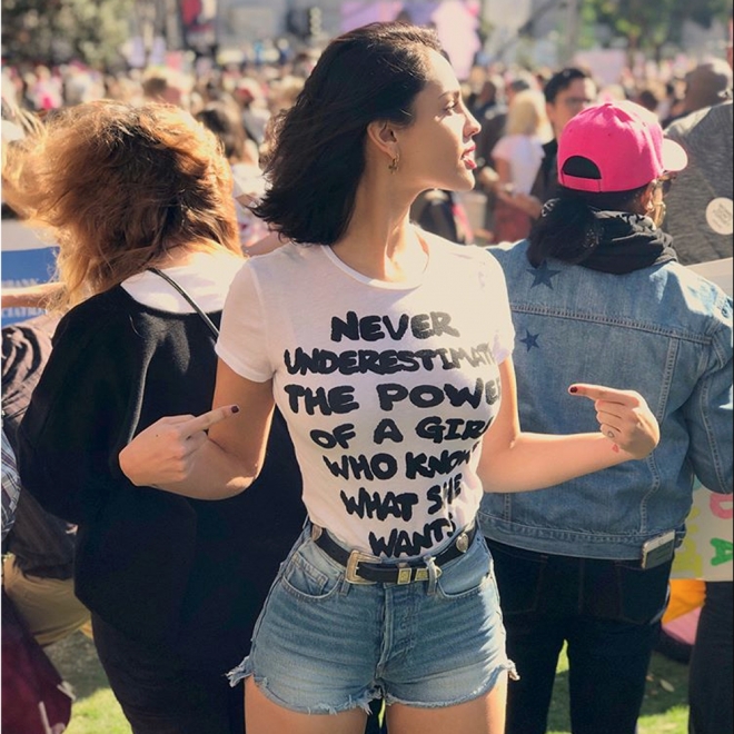 El poderoso mensaje de la camiseta de Eiza González