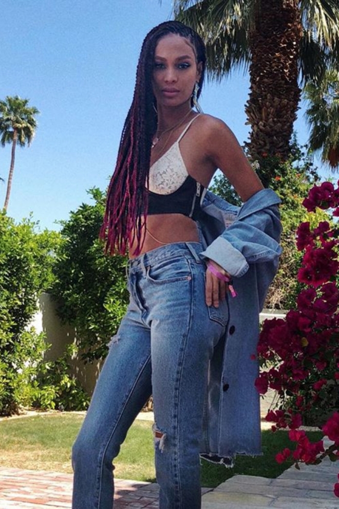 El look de Joan Smalls para ir al Coachella