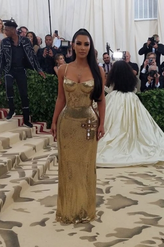Kim Kardashian se viste de lentejuelas para la Gala Met 2018