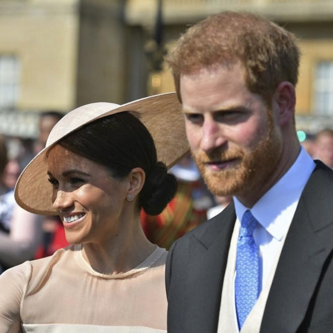 La primera aparición de Meghan Markle y el príncipe Harry tras su boda