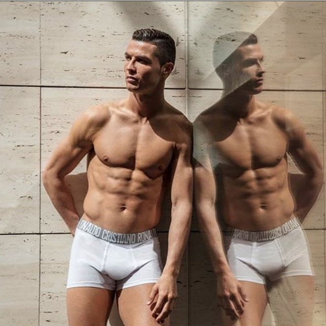 Cristiano Ronaldo, puro músculo