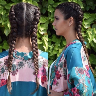 Cristina Pedroche y sus trenzas de boxeador