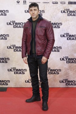 El actor Rubén Sanz en la premiere de 'Los últimos días'