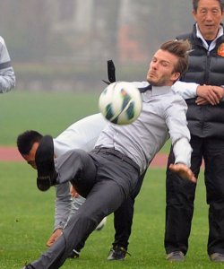 David Beckham: el accidente de su tropezón famoso