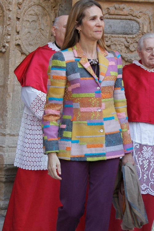 La Infanta Elena, en la misa de Pascua de la Semana Santa 2013