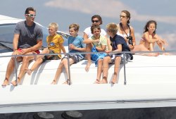 La familia Urdangarín unida en la Copa del Rey de Vela 2011