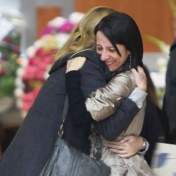 Funeral de Mariví Bilbao: mucho dolor de su familia