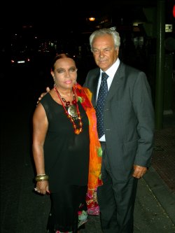 Sara Montiel junto a Giancarlo Viola, su novio en la madurez