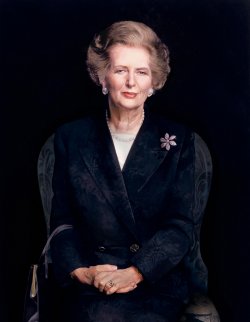 Retrato de Margaret Thatcher, la Dama de Hierro