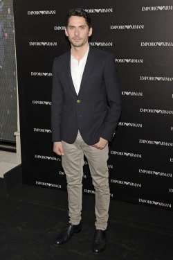 Paco León en la inauguración de la tienda Emporio Armani en Madrid