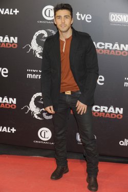 El actor Rubén Sanz en la presentación de 'Alacrán enamorado'