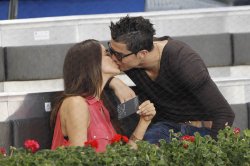 Besos de Champions entre Cristiano Ronaldo e Irina Shayk