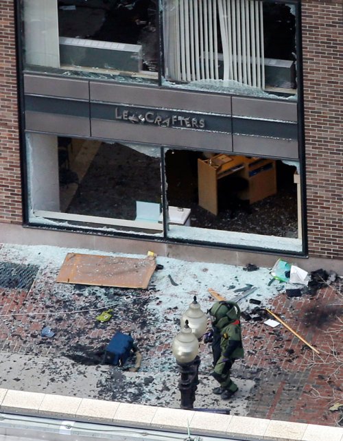 Los daños materiales del atentado de Boston