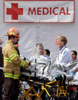 Gran despliegue médico en el Maratón de Boston