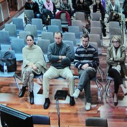 Pantoja en el juzgado con Muñoz con Zaldívar